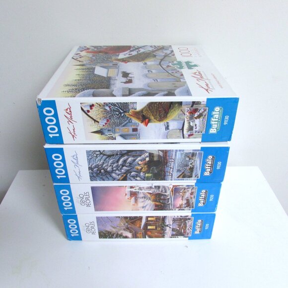 Buffalo Games Puzzles - Set of 4 Winter themed, 1000 pieces - Picture 15 of 16